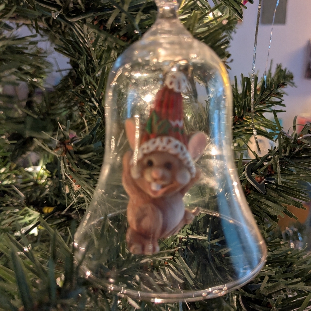Hallmark "Mouse In Bell" Ornament